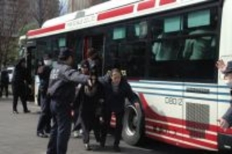 関東バスとテロ対処訓練