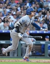 大谷翔平、５２試合連続出塁　大リーグ