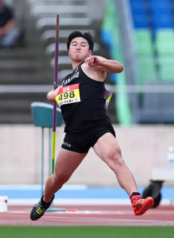 鈴木凜、男子やり投げ連覇＝学生陸上
