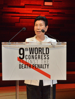 袴田さん姉が死刑廃止訴え