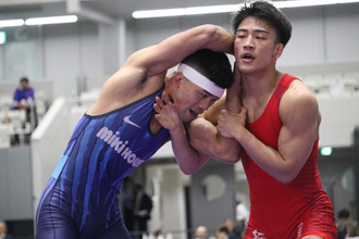 攻める文田　全日本選抜レスリング