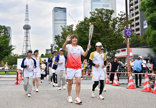 高田選手が聖火ランナー
