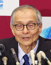 ノーベル賞「大変うれしい」＝そあい名誉教授が会見―東京