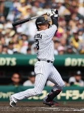 大山の適時三塁打　プロ野球