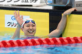 「鈴木聡美、女子５０平で９連覇＝競泳日本選手権」の画像1