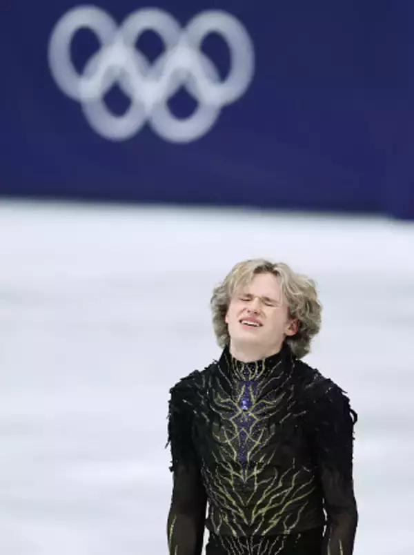 演技を終えたマリニン　五輪