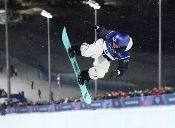 決勝１回目の小野　五輪