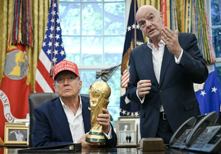 ＦＩＦＡ会長「独立判断」と強調＝トランプ氏の電話認める―Ｗ杯サッカー