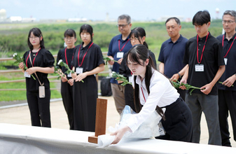 高校生が硫黄島訪問