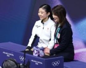 演技を終えた千葉　五輪