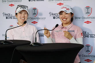 古江彩佳、西村優菜組が２位浮上＝岩井明愛、千怜姉妹は４位―米女子ゴルフ