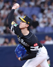 力投する上沢　プロ野球