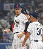 「織田「軽く打たれた」＝野球Ｕ１８壮行試合」の画像1