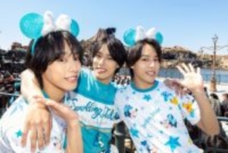 “一卵性三つ子のパフォーマー”佐藤三兄弟がディズニーシー25周年イベントに　3人にとってシーは「特別な場所」