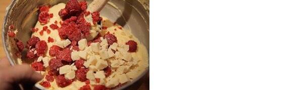 ラズベリーとホワイトチョコのケーキ（辻仁成「ムスコ飯」第200飯レシピ）