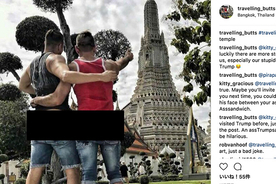 米ゲイカップルが拘禁される——寺院で撮った写真が原因