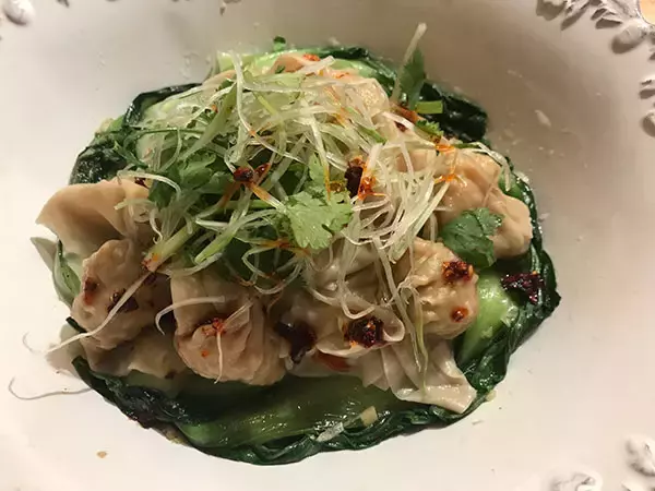 「汁なし海老ワンタン（辻仁成「ムスコ飯」第161飯レシピ）」の画像