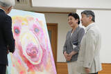 「天皇皇后両陛下　愛媛で交流した画家が絵日記に描いた“感謝の似顔絵”」の画像1