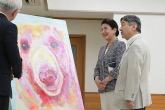 天皇皇后両陛下　愛媛で交流した画家が絵日記に描いた“感謝の似顔絵”