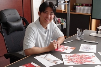 翔平「お茶ボトル」イラスト描いた天才画家「大谷さんは必殺技を繰り出す戦隊ヒーロー」