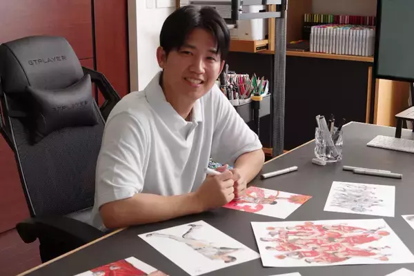 翔平「お茶ボトル」イラスト描いた天才画家「大谷さんは必殺技を繰り出す戦隊ヒーロー」