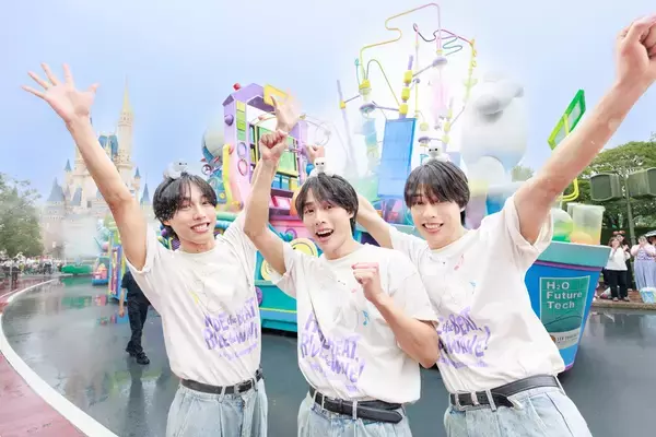 佐藤三兄弟が行ってきた☆真夏のびしょ濡れディズニー！　3人で声をそろえて「今度はまた家族で来たいね！」
