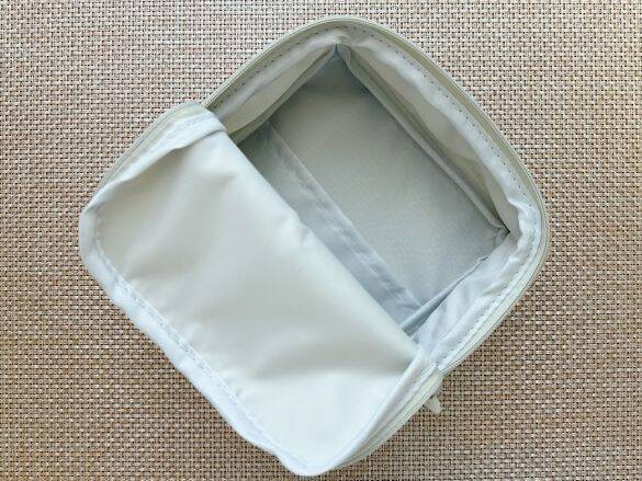 生理中の「ナプキンでポーチがパンパン…」を解決。3COINSの550円「サニタリー圧縮ポーチ」で驚くほどコンパクトに