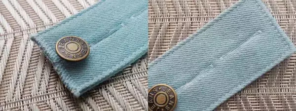 「ズボンのウエストを「最大6cm」も伸ばせる100均アイテムを発見！食べ過ぎ時の救世主に」の画像