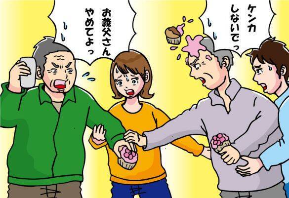「楽しいお花見」が地獄絵図に…おじさん2人がケーキを投げ合った“しょうもない理由”とは？