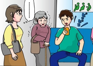 優先席で“足を広げて座る若者”、誰も注意できずにいたら…中年男性の“追い込み方”が強すぎた