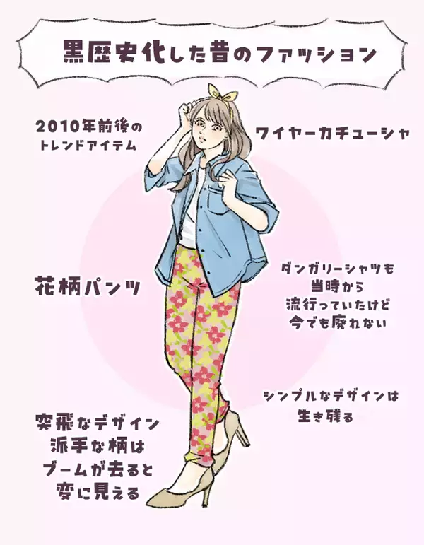 5年後は着られない？“黒歴史化しそうな服”の特徴。40代が重宝する「二の腕隠しの神アイテム」も要注意
