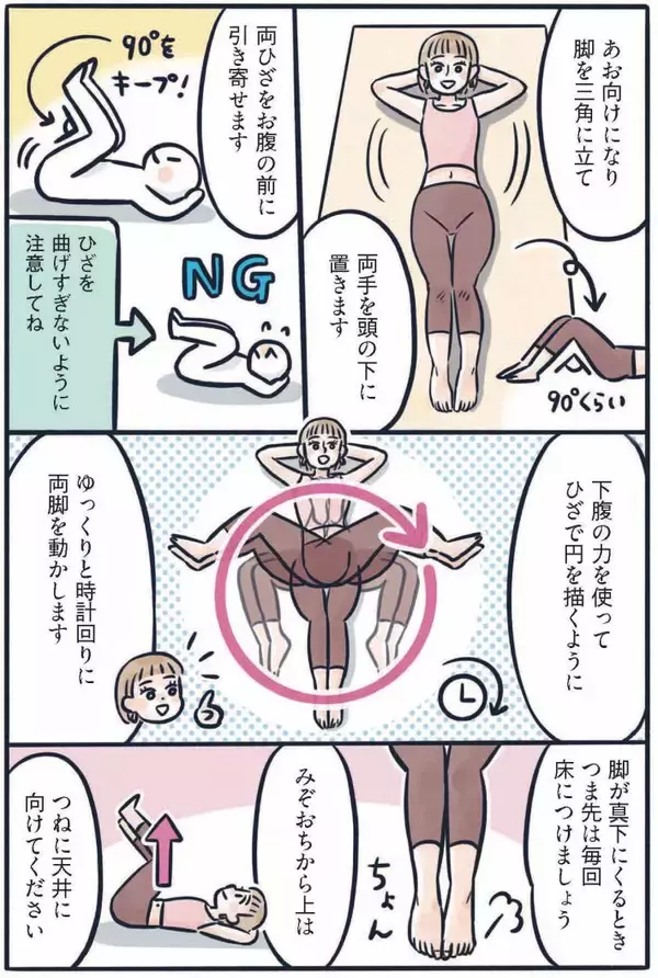 「お尻がキュッ、お腹はペタンコ…3児のママが実践する、寝たままでもできる“ゆるトレ”／2025 人気記事top5」の画像