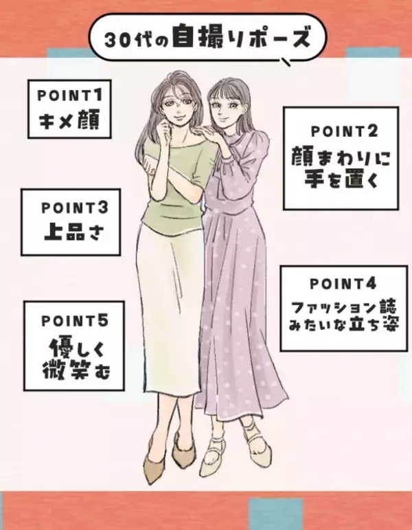 「世代が一発でバレる「写真のポーズ」の特徴。50代は直立ピース、20代は“顔隠し”、では40代は／2025 人気記事top5」の画像