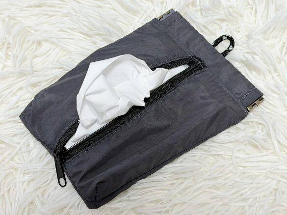 ポケットティッシュがバッグの中でぐちゃぐちゃになる問題→ダイソーの220円アイテムで解決！