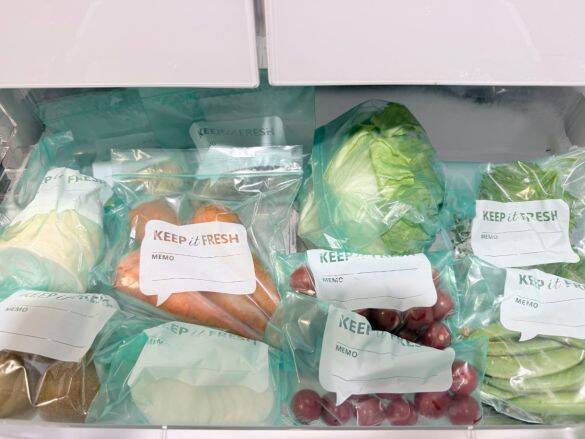 野菜を腐らせる前に買って！ ダイソー110円“鮮度保持バッグ”の実力に驚いた。すぐ傷む野菜もシャキッと長持ち