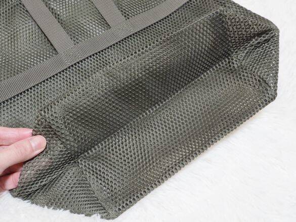 ホテルやジムでの「持ち運び問題」が解消！無印良品の隠れた名品、メッシュ巾着が優秀すぎる