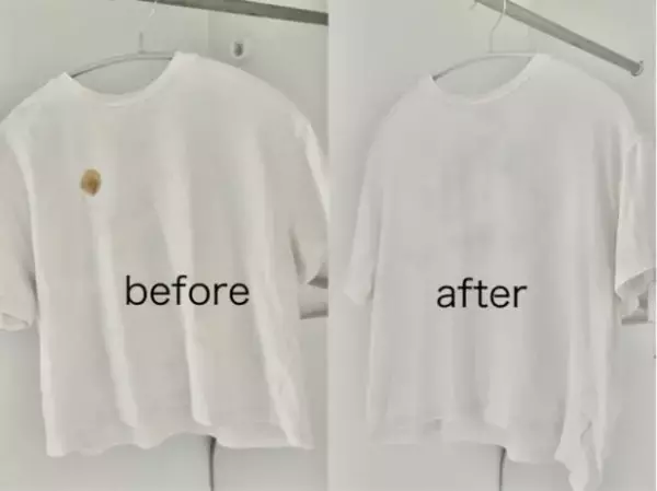 「ケチャップ汚れが1分で落ちた！ ダイソーの「洗濯グッズ2つ」で“ちょい洗い”が想像以上にラクに」の画像