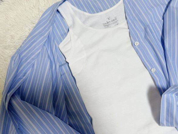 「ありそうでなかった！」無印良品の1490円インナー“大きめ汗取りパッド”が心強い