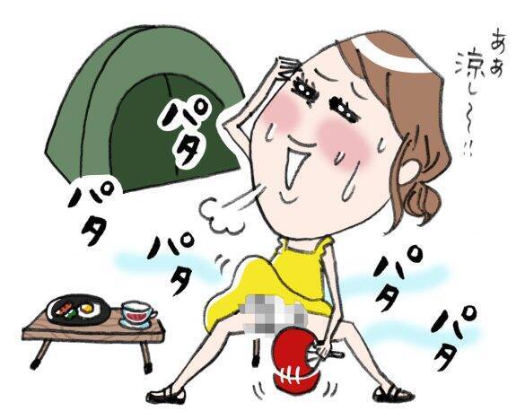 20代女性がソロキャンプ中、大胆すぎる格好で暑さをしのいでいたら…“まさかのハプニング”が発生！／びっくり体験人気記事BEST