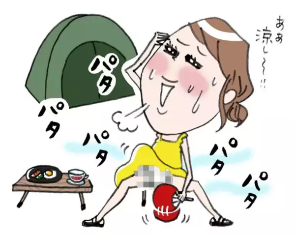 「20代女性がソロキャンプ中、大胆すぎる格好で暑さをしのいでいたら…“まさかのハプニング”が発生！／びっくり体験人気記事BEST」の画像