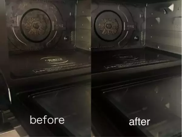 「SNSで話題のダイソー「レンジ洗浄剤」110円を使った結果→1分後、あまりの落ち具合に笑いが止まらない。」の画像