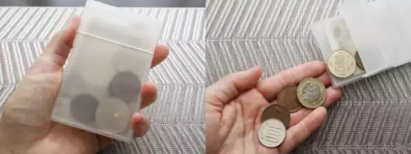 「バッグの中で細かいものがごちゃつく問題→無印良品「290円カードケース」で解決！いろいろ入れてみたら便利すぎた」の画像