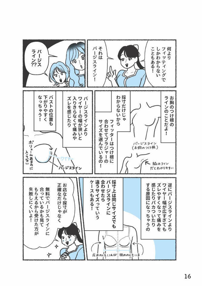 「胸が小さいと思っていたら実はEカップだった！」ブラジャーの“よくある間違い”を元下着販売員が語る＜漫画＞