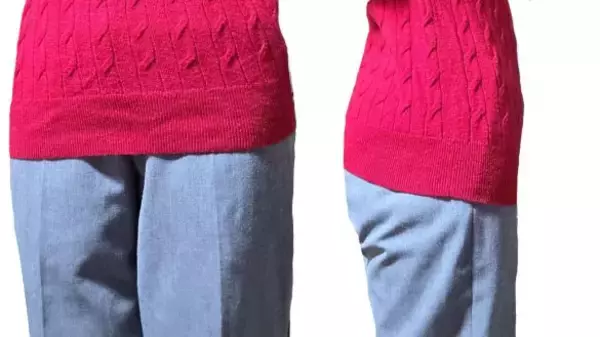 「ラクでかわいい「メンズニット」が女性に人気。体型カバーのはずが“だらしなく見える人”の共通点とは」の画像