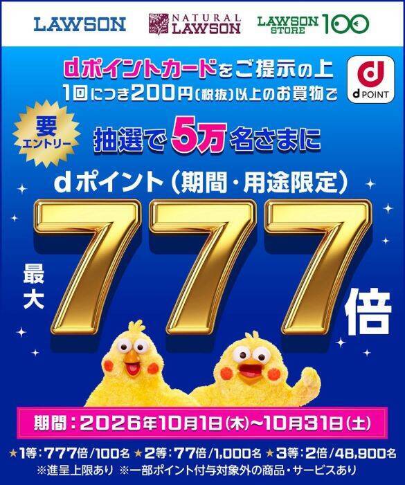 松屋で「20％還元」、ローソンで「1億ポイント」山分け！dポイントが貯まる“注目キャンペーン3選”