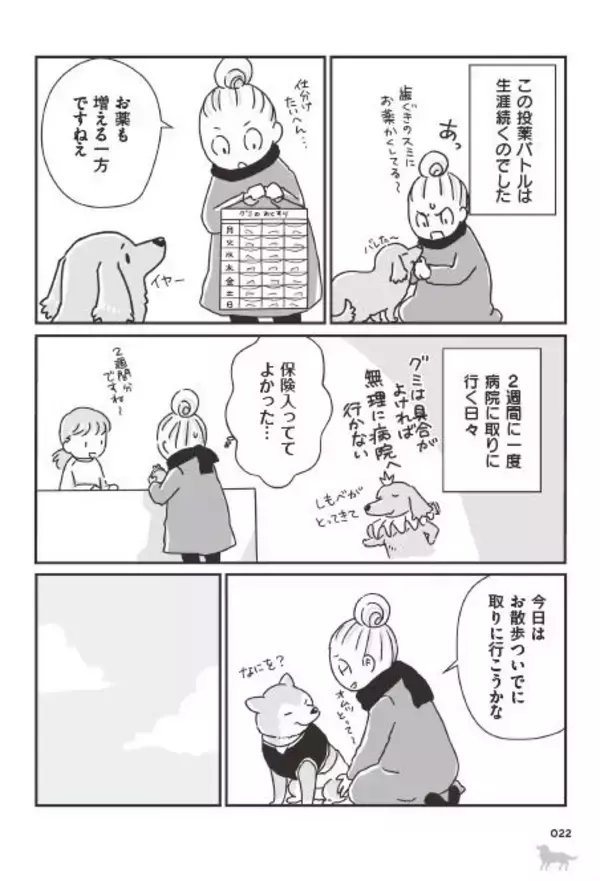 「「いつまでも大好きだよ」老いていく愛犬たちとの、宝物のような日々＜漫画＞」の画像