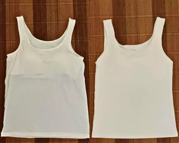 ワークマン990円 vs ユニクロ2490円！カップ付きタンクを着比べたら、意外な違いがあった