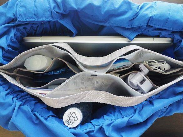 バッグの中がグチャグチャ…→無印良品バッグインバッグで完全解決！「5つのポケットが嬉しすぎる」