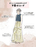 「細部の違いで見違える！「薄着でも体型カバーできる」服の選び方。ぽっこりお腹、むっちり二の腕を隠す“最強Tシャツ”も」の画像3