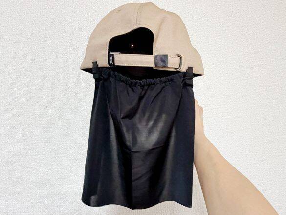 首のジリジリ日焼け問題を一掃。セリア110円「冷感キャップガード」で“おしゃれのまま日よけ”がかなう